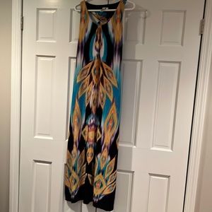 COLOR BURST MAXI DRESS